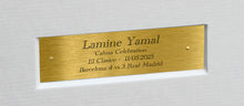 Load image into Gallery viewer, 12x8 A4 Signed Lamine Yamal CALMA Celebration Barcelona 4 vs 3 Real Madrid Autographed Autograph Signed Signature Photograph Photo Picture Frame Football Soccer Poster Gift 9