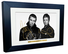 Load image into Gallery viewer, 12x8 A4 Liam Gallagher Noel Gallagher Oasis Live 25 Singer Popstar Music Signed Autographed Autograph Signature Picture Frame Photograph Photo Poster Gift 2