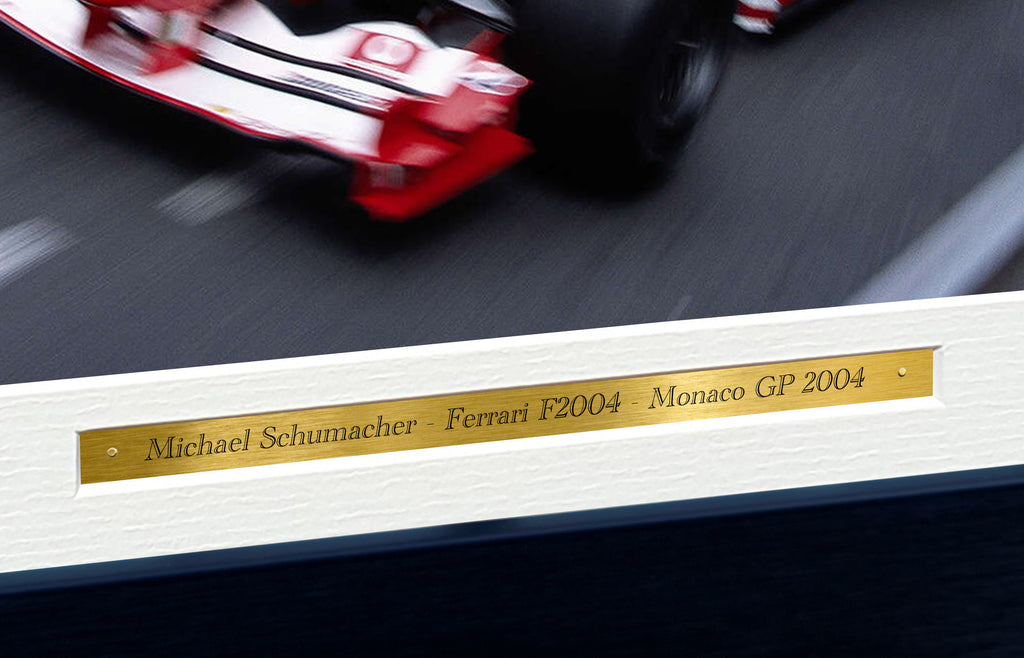 A4 12x8 Michael Schumacher Ferarri Monaco Grand Prix 2005 Team Signed Photo Photograph Picture Formula 1 F1 Col