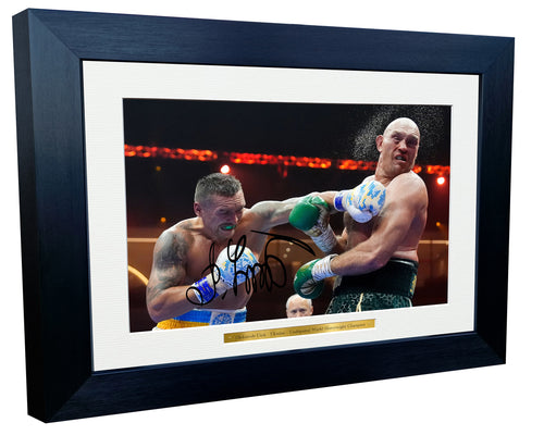 12x8 A4 Oleksandr Usyk Undisputed World Heavyweight Champion Autographed Signed Signature Photo Photograph Picture Frame Boxing Poster Gift 3