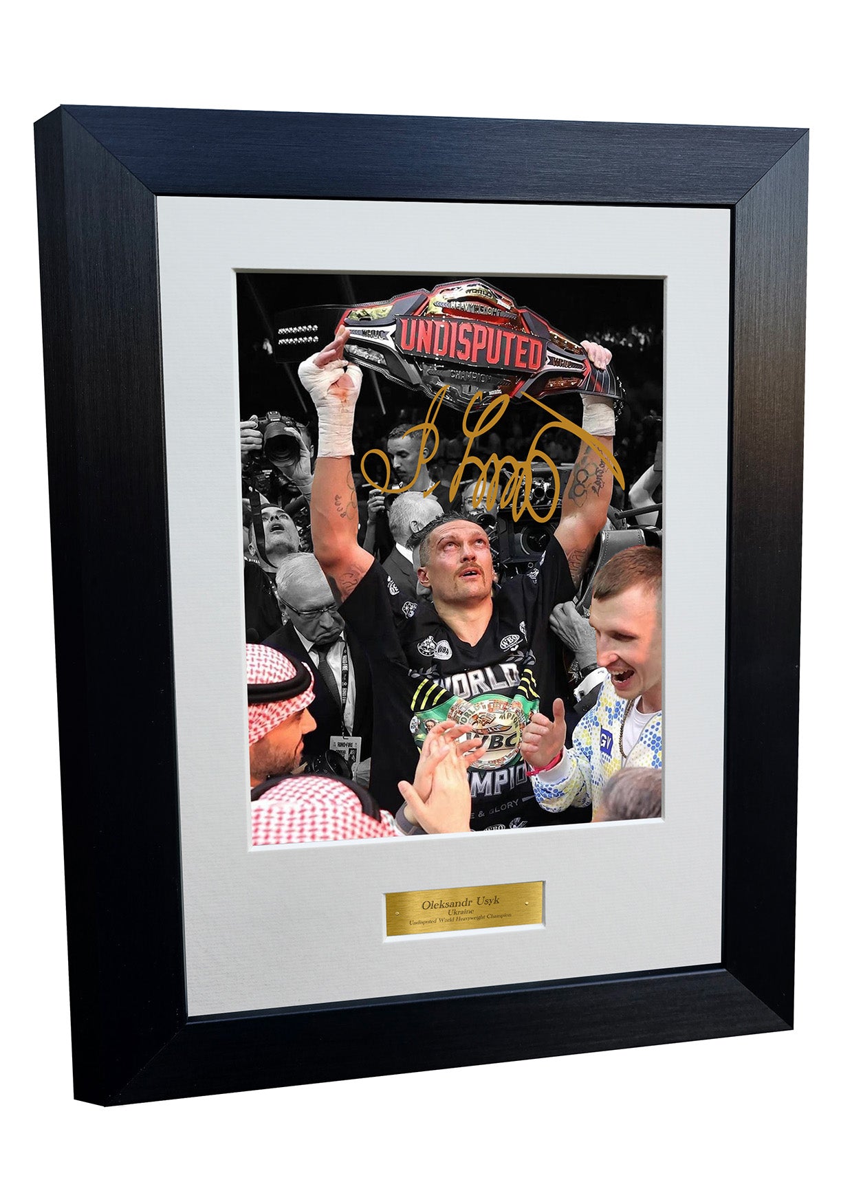 12x8 A4 Oleksandr Usyk Undisputed World Heavyweight Champion Autographed Signed Signature Photo Photograph Picture Frame Boxing Poster Gift 5