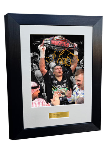 12x8 A4 Oleksandr Usyk Undisputed World Heavyweight Champion Autographed Signed Signature Photo Photograph Picture Frame Boxing Poster Gift 5