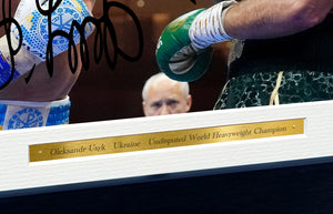 12x8 A4 Oleksandr Usyk Undisputed World Heavyweight Champion Autographed Signed Signature Photo Photograph Picture Frame Boxing Poster Gift 3