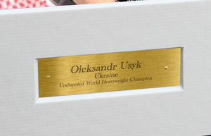 12x8 A4 Oleksandr Usyk Undisputed World Heavyweight Champion Autographed Signed Signature Photo Photograph Picture Frame Boxing Poster Gift 5
