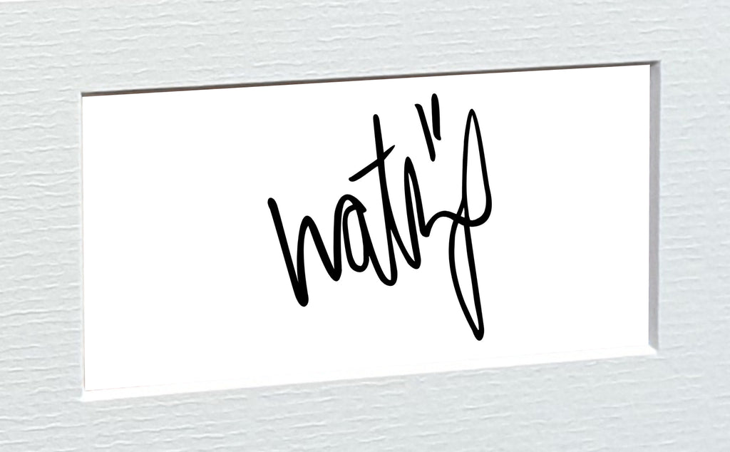 12x8 Signed Ollie Watkins Aston Villa F.C Photo Photograph Picture Frame Football Soccer Poster Gift Triple