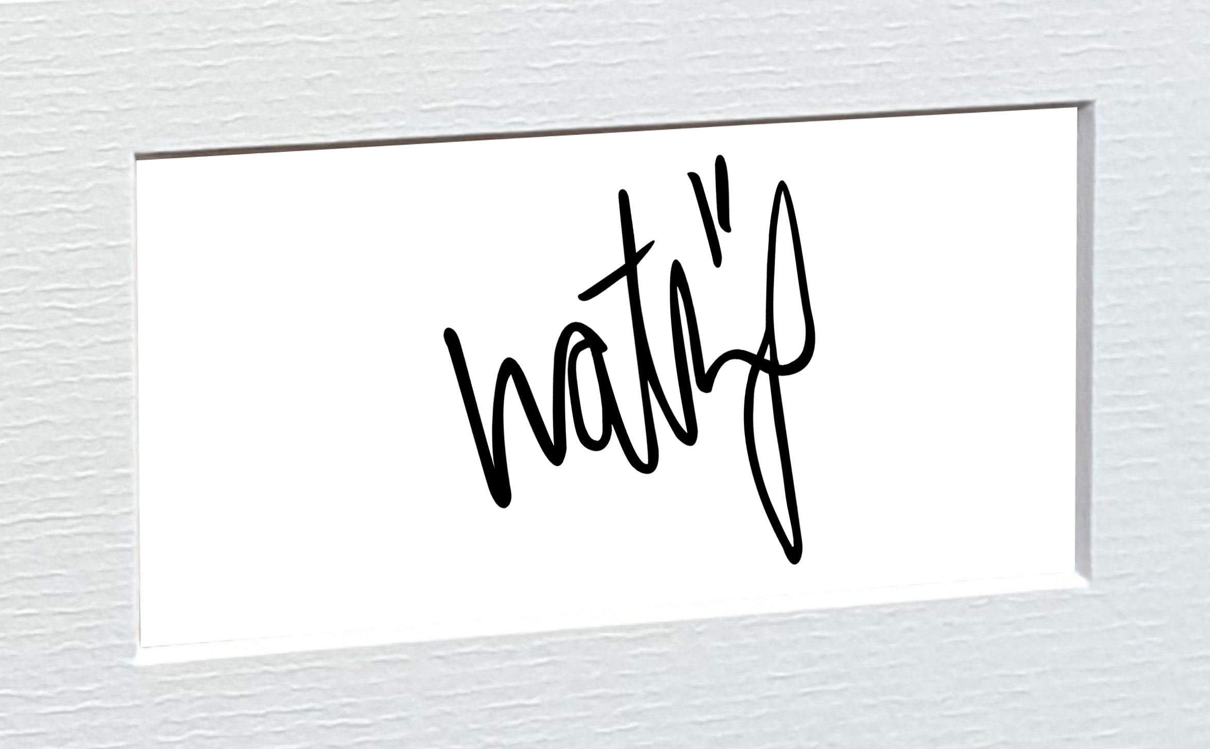 12x8 Signed Ollie Watkins Aston Villa F.C Photo Photograph Picture Frame Football Soccer Poster Gift Triple