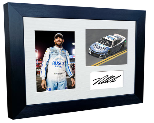 12x8 A4 Ross Chastain 2024 NASCAR No. 1 Chevrolet Camaro ZL1 Trackhouse Racing Signed Autographed Signature Triple Photo Photograph Picture Frame Poster Celebration Gift Watermelon Man…