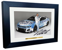 Load image into Gallery viewer, Kitbags &amp; Lockers 12x8 A4 Ross Chastain 2024 NASCAR No. 1 Chevrolet Camaro ZL1 Trackhouse Racing Signed Autographed Signature Photo Photograph Picture Frame Poster Celebration Gift Watermelon Man…