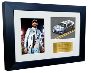 Kitbags & Lockers 12x8 A4 Ross Chastain 2024 NASCAR No. 1 Chevrolet Camaro ZL1 Trackhouse Racing Signed Autographed Signature Photo Photograph Picture Frame Poster Celebration Gift Watermelon Man G