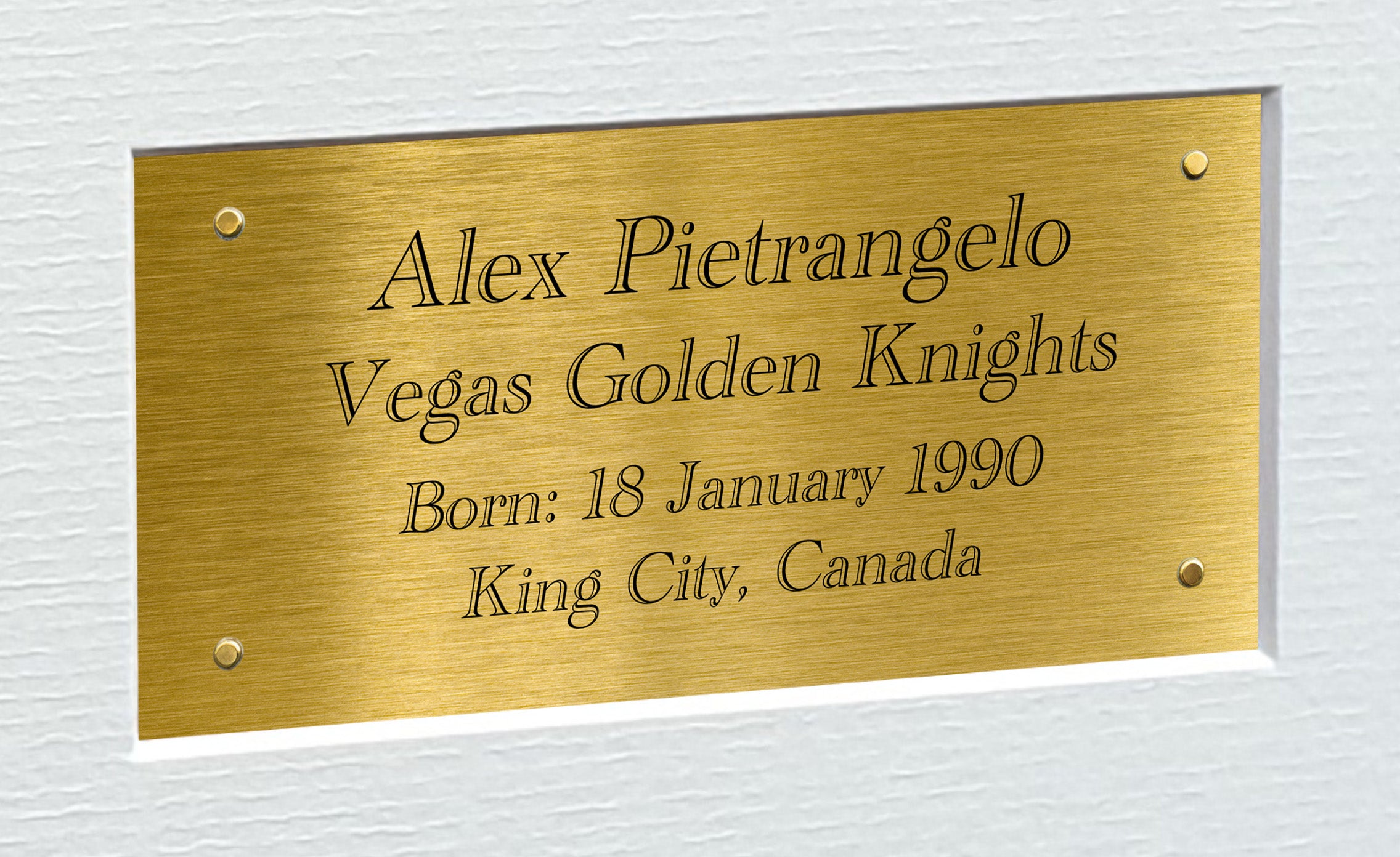 Kitbags & Lockers 12x8 A4 Alex Pietrangelo Vegas Golden Knights NHL Autographed Signed Signature Photo Photograph Picture Frame Ice Hockey Poster Gift Triple G