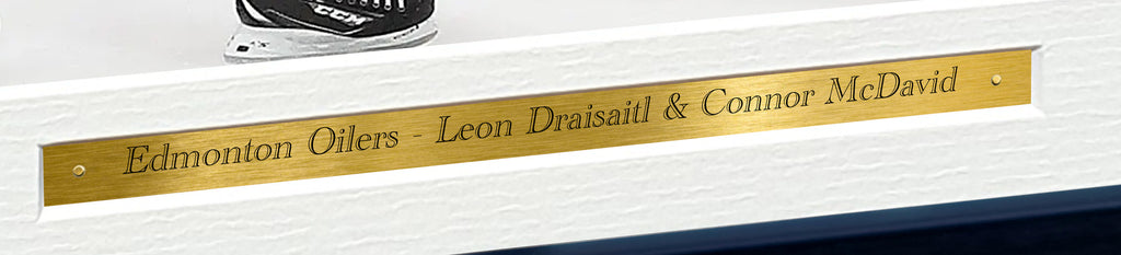 Kitbags & Lockers 12x8 A4 Connor McDavid Leon Draisaitl Edmonton Oilers NHL Autographed Signed Photo Photograph Picture Frame Ice Hockey Poster Gift 1