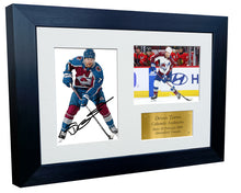 Load image into Gallery viewer, Kitbags &amp; Lockers 12x8 A4 Devon Toews Colorado Avalanche NHL Autographed Signed Signature Photo Photograph Picture Frame Ice Hockey Poster Gift Triple G