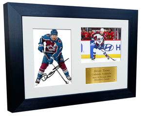 Kitbags & Lockers 12x8 A4 Devon Toews Colorado Avalanche NHL Autographed Signed Signature Photo Photograph Picture Frame Ice Hockey Poster Gift Triple G