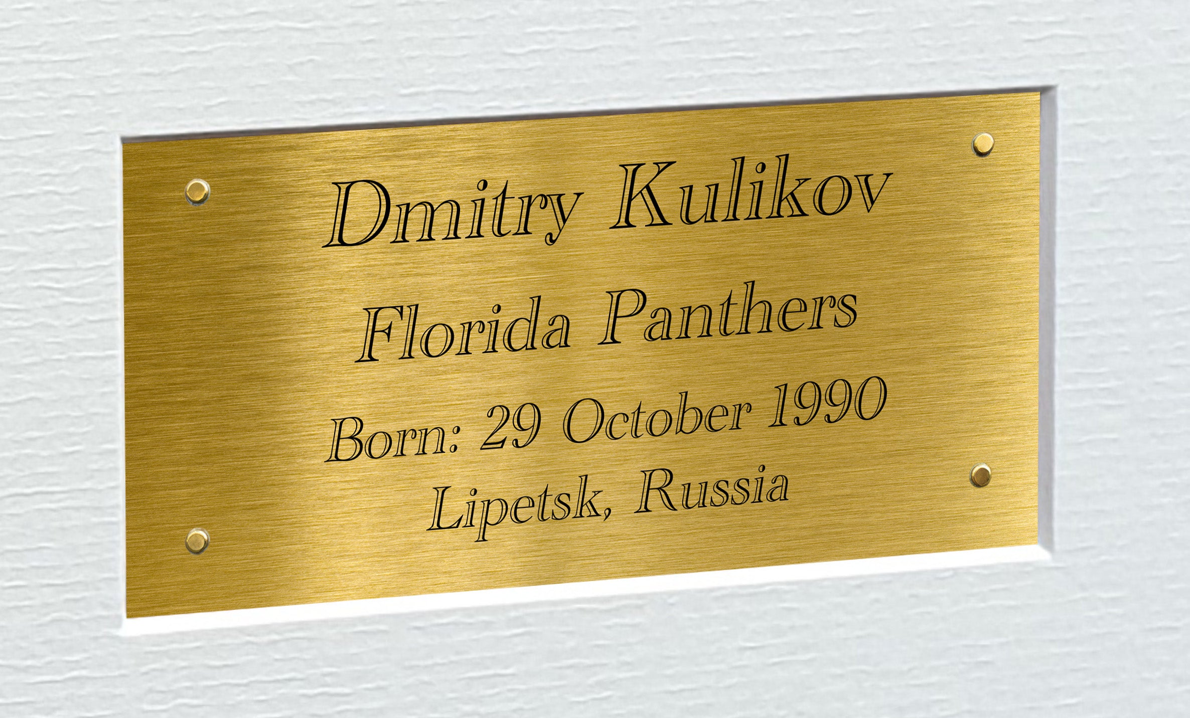 Kitbags & Lockers 12x8 A4 Dmitry Kulikov Florida Panthers Stanley Cup Winners NHL Autographed Signed Signature Photo Photograph Picture Frame Ice Hockey Poster Gift Triple G