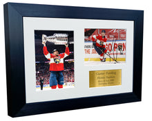 Load image into Gallery viewer, Kitbags &amp; Lockers 12x8 A4 Gustav Forsling Florida Panthers Stanley Cup Winners NHL Autographed Signed Signature Photo Photograph Picture Frame Ice Hockey Poster Gift Triple G