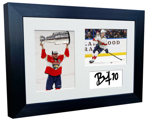 Kitbags & Lockers 12x8 A4 Jesper Boqvist Florida Panthers Stanley Cup Winners NHL Autographed Signed Signature Photo Photograph Picture Frame Ice Hockey Poster Gift Triple
