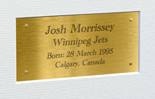 Load image into Gallery viewer, Kitbags &amp; Lockers 12x8 A4 Josh Morrissey Winnipeg Jets NHL Autographed Signed Signature Photo Photograph Picture Frame Ice Hockey Poster Gift Triple G