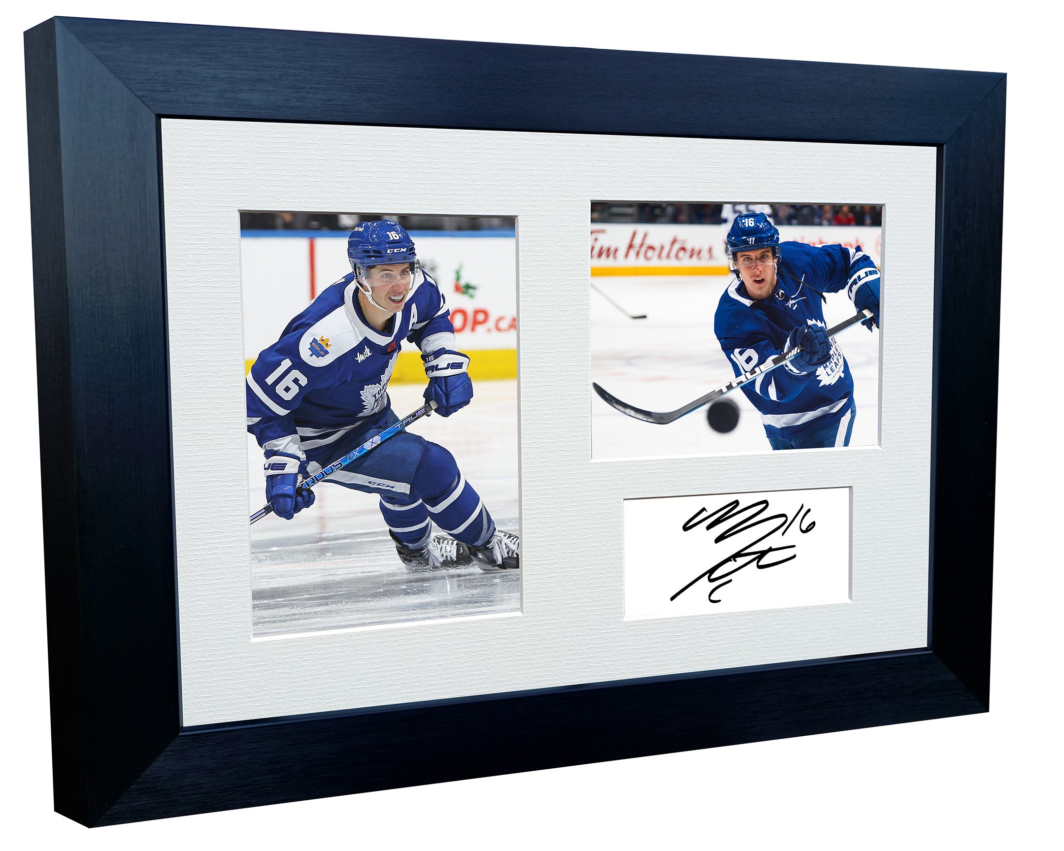 Kitbags & Lockers 12x8 A4 Mitchell Marner Toronto Maple Leafs NHL Autographed Signed Photo Photograph Picture Frame Ice Hockey Poster Gift Triple