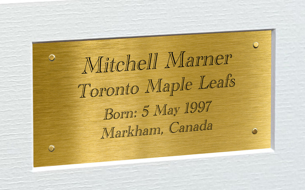 Kitbags & Lockers 12x8 A4 Mitchell Marner Toronto Maple Leafs NHL Autographed Signed Photo Photograph Picture Frame Ice Hockey Poster Gift Triple G