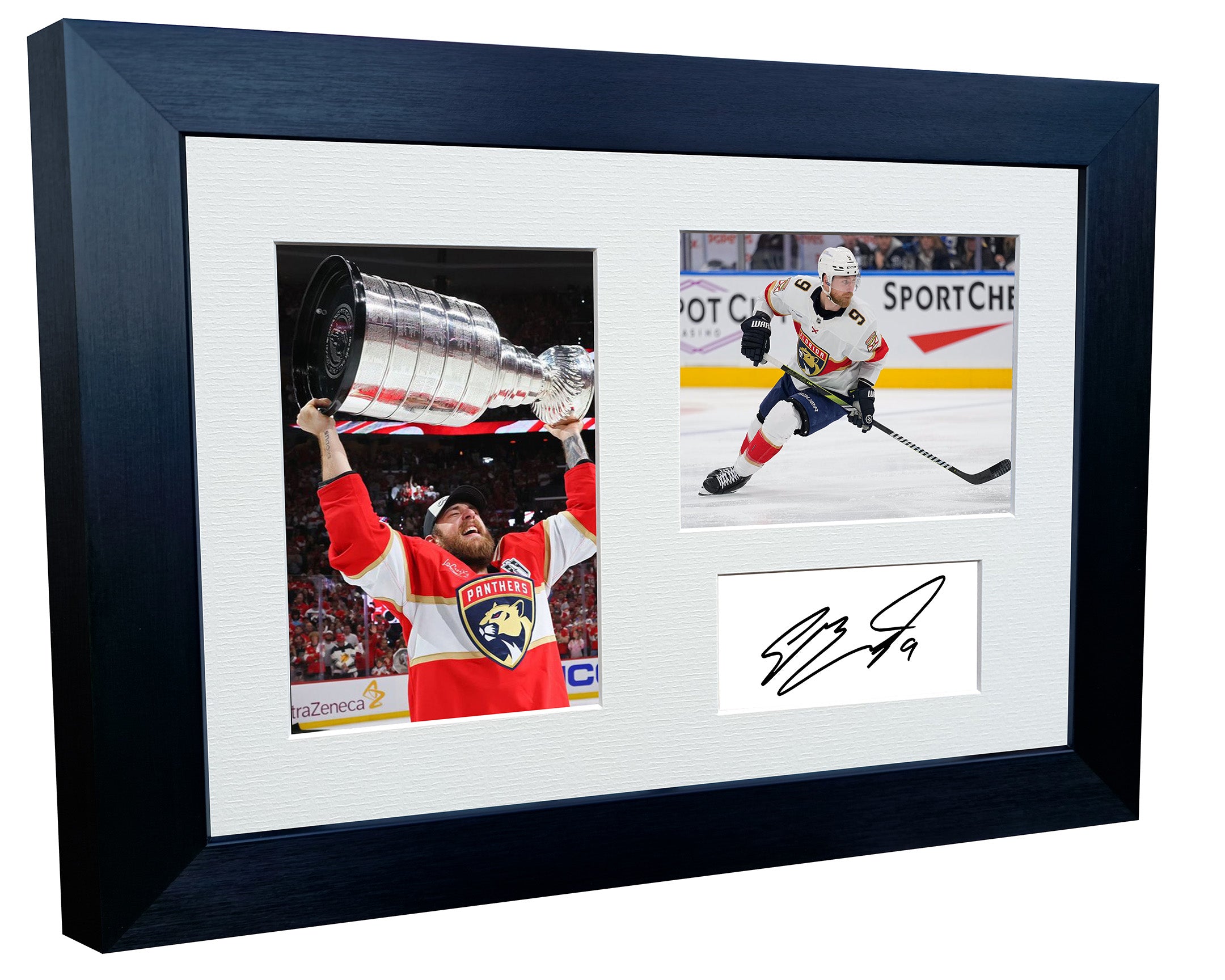Kitbags & Lockers 12x8 A4 Sam Bennett Florida Panthers Stanley Cup Winners NHL Autographed Signed Signature Photo Photograph Picture Frame Ice Hockey Poster Gift Triple