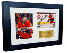 Load image into Gallery viewer, Kitbags &amp; Lockers 12x8 A4 Sam Reinhart Florida Panthers NHL Autographed Signed Signature Photo Photograph Picture Frame Ice Hockey Poster Gift Triple G