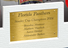 Load image into Gallery viewer, 12x8 A4 Stanley Cup Champions 2024 Florida Panthers Brandon Montour Matthew Tkachuk Aaron Ekblad Aleksander Barkov NHL Autograph Signed Signature Photo Photograph Picture Frame Ice Hockey Poster Gift