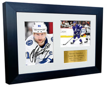 Load image into Gallery viewer, Kitbags &amp; Lockers 12x8 A4 Steven Stamkos Tampa Bay Lightning NHL Autographed Signed Signature Photo Photograph Picture Frame Ice Hockey Poster Gift Triple G