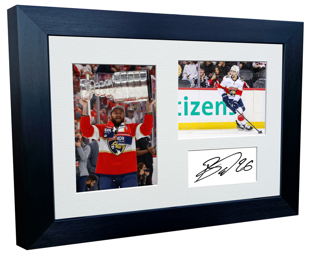 Kitbags & Lockers 12x8 A4 Uvis Balinskis Florida Panthers Stanley Cup Winners NHL Autographed Signed Signature Photo Photograph Picture Frame Ice Hockey Poster Gift Triple