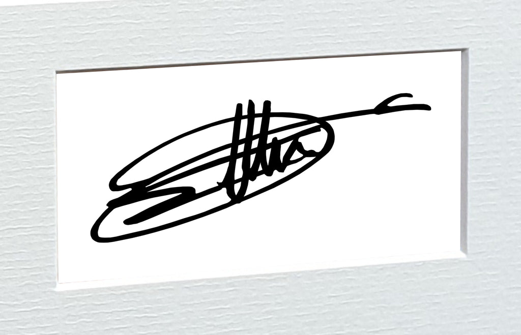 12x8 A4 Didier Drogba Chelsea Autographed Autograph Signed Signature Photograph Photo Picture Frame Football Soccer Poster Gift Triple