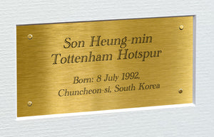 Signed 12x8 A4 Son Heung-Min Tottenham Hotspur Spurs Autographed Photograph Picture Frame Gift Triple G