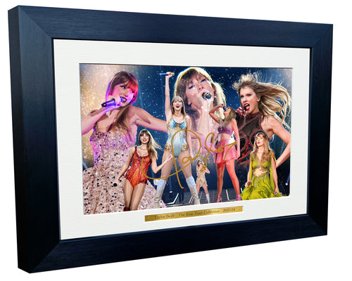 12x8 A4 Taylor Swift The Eras Tour Collection 2024 Singer Popstar Music Signed Autographed Autograph Signature Picture Frame Photograph Photo Poster Gift