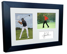 Load image into Gallery viewer, 12x8 A4 Tiger Woods US Open PGA Tour Champion Masters Golf Autographed Signed Photo Photograph Picture Frame Poster Gift Triple