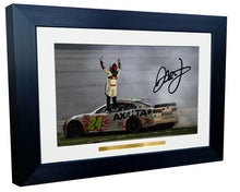 Load image into Gallery viewer, 12x8 A4 William Byron Daytona 500 Win 2024 NASCAR No. 24 Chevrolet Camaro ZL1 Hendrick Motorsports Signed Autographed Signature Photo Photograph Picture Frame Poster Celebration Gift