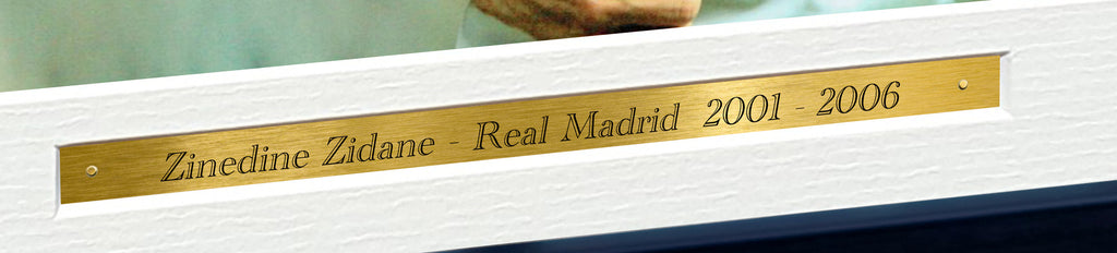 12x8 A4 Signed Zinedine Zidane Real Madrid Autographed Autograph Signed Signature Photograph Photo Picture Frame Football Soccer Poster Gift