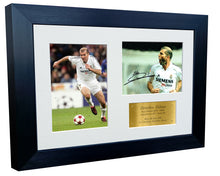Load image into Gallery viewer, 12x8 A4 Signed Zinedine Zidane Real Madrid Autographed Autograph Signed Signature Photograph Photo Picture Frame Football Soccer Poster Gift G