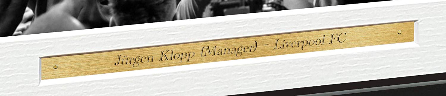 2019 CHAMPIONS LEAGUE WIN Signed Liverpool FC Jurgen Klopp Photo Photograph Picture Soccer