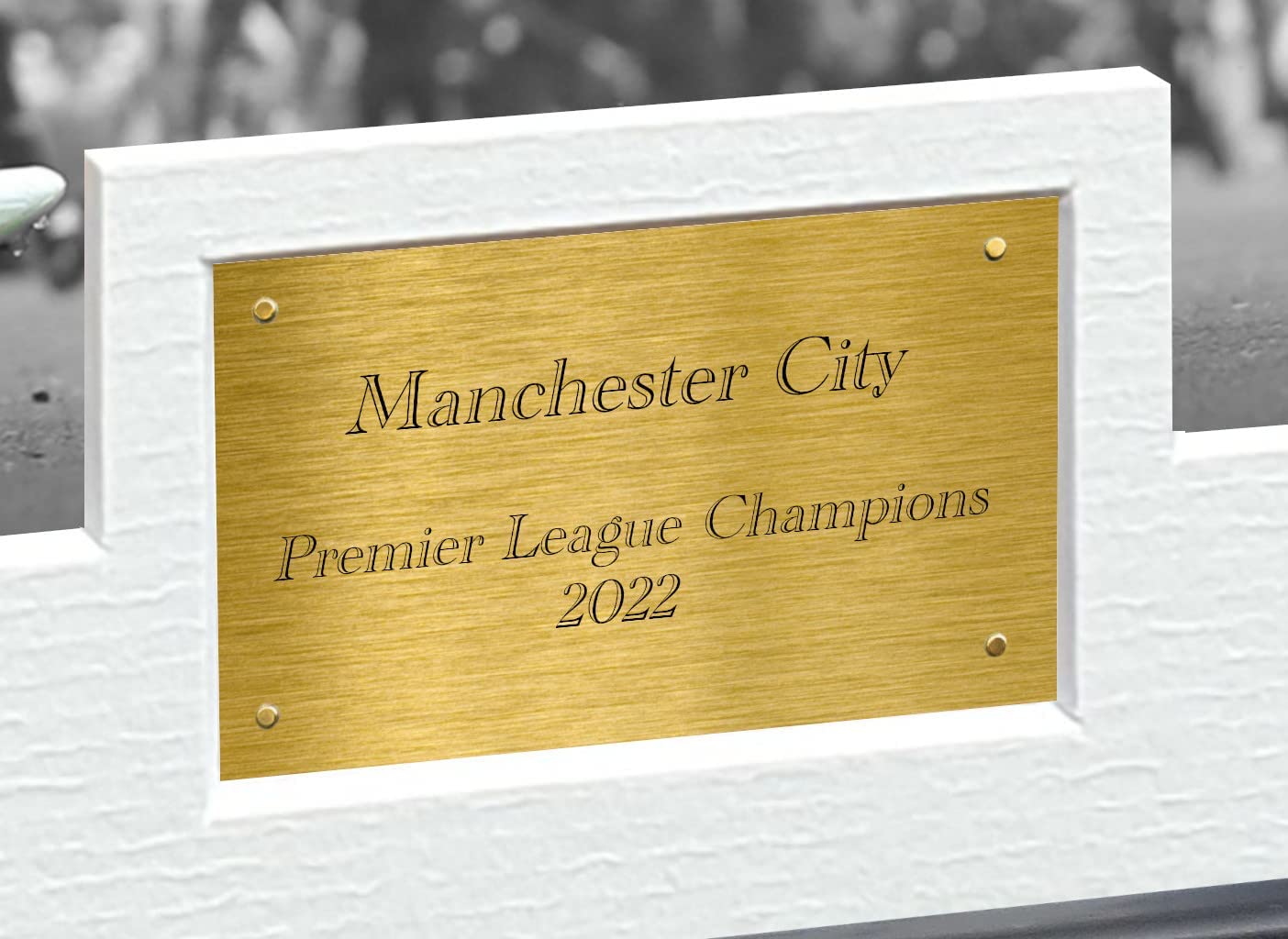A4 PREMIER LEAGUE WINNERS 2022 Manchester City Ilkay Gundogan Jesus Autographed Signed Photo Photograph Picture Frame Football Soccer Poster Gift 10x8