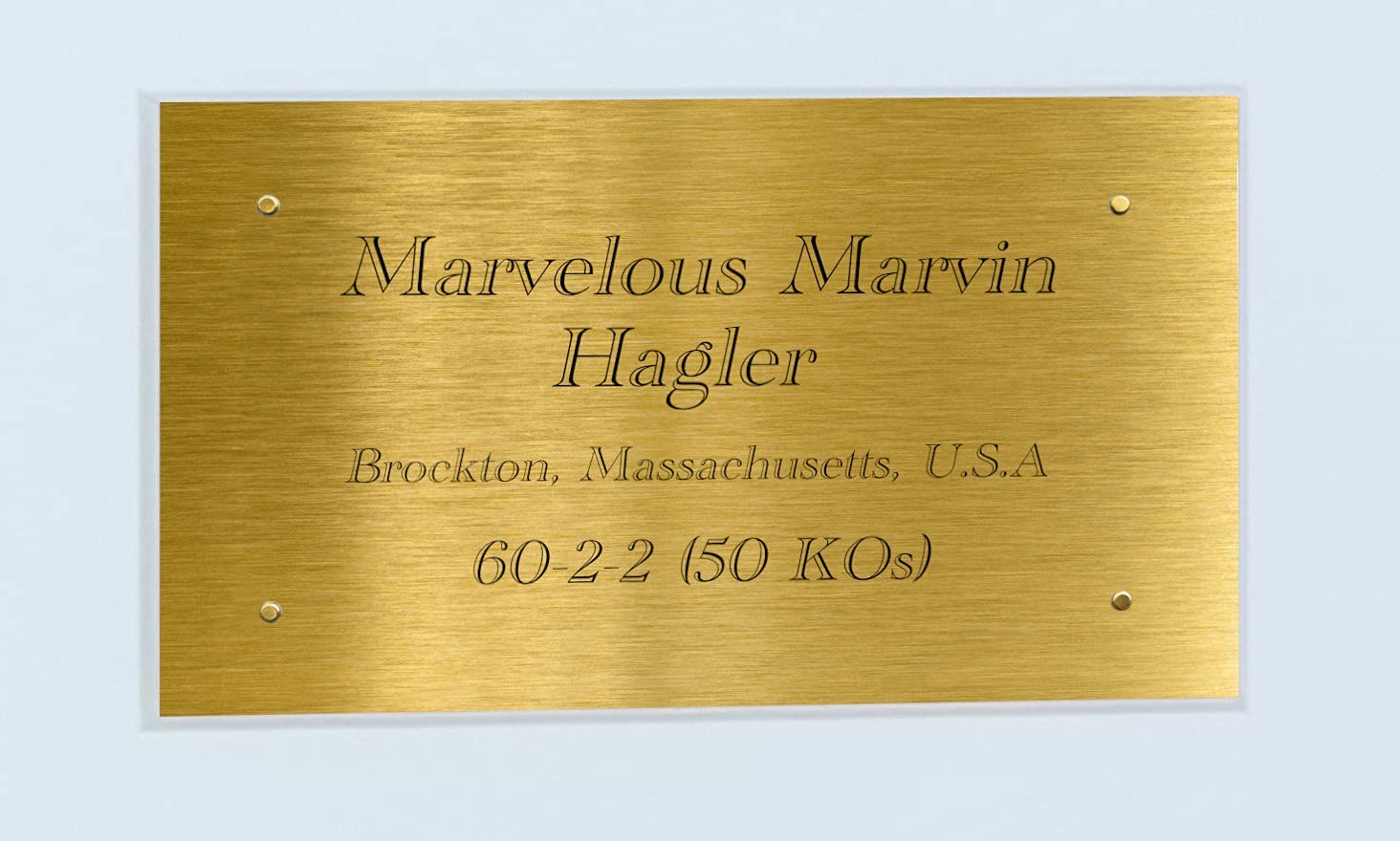 Supersize A3+ Marvelous Marvin Hagler vs Thomas Hitman Hearns 'Fight Poster Montage' Autographed Signed Photo Photograph Picture Frame Boxing Gift