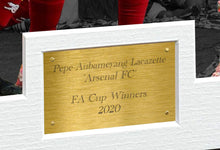 Load image into Gallery viewer, Signed &quot;2020 FA Cup Winners&quot; Lacazette Aubameyang Pepe Arsenal FC Photo Photograph Picture Football Soccer