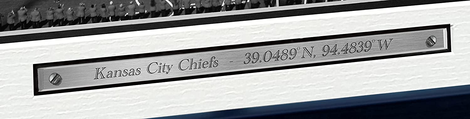 Kansas City Chiefs NFL AFC Arrowhead Stadium Autographed Signed 12x8 A4 Photo Photograph Picture Frame Football Poster Gift NFC Black & White