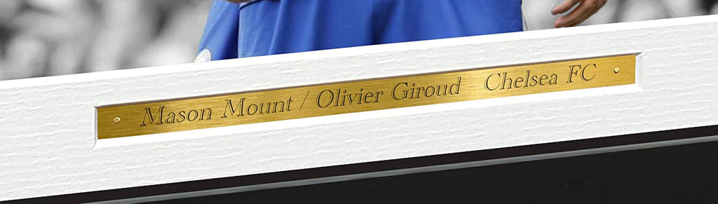 12x8 Signed Olivier Giroud Mason Mount Chelsea Photo Photograph Picture Frame Football