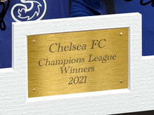 Load image into Gallery viewer, 12x8 A4 &#39;2021 CHAMPIONS LEAGUE WINNERS&#39; Chelsea FC Werner Mount James Kante Havertz Tuchel Azpilicueta Signed Autograph Photo Photograph Picture Frame Poster Gift Photograph Picture Frame Poster Gift