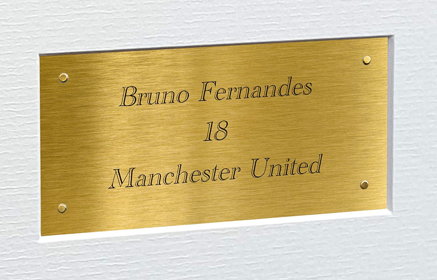 12x8 Signed Bruno Fernandes Manchester United Photo Photograph Picture Frame Football Soccer Poster Gift