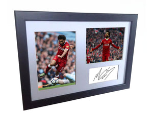 Mo Salah Signed Liverpool Autographed Photo Photograph Picture Frame Football Soccer