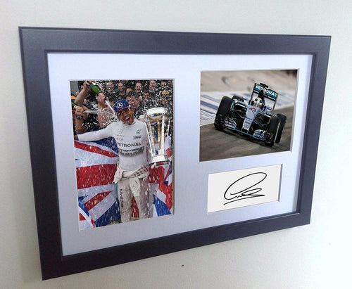 Signed Lewis Hamilton 