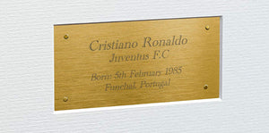 12x8 Cristiano Ronaldo Juventus FC Signed Photo Photograph Picture Frame Soccer Gift