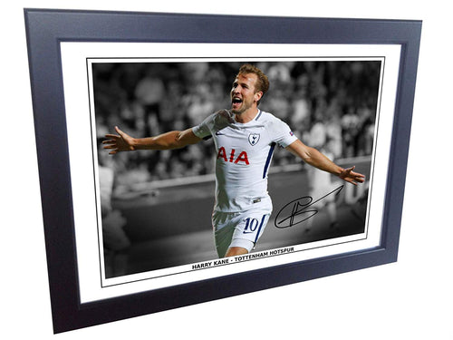 Signed Harry Kane Tottenham Hotspur Spurs Photo Photograph Picture Frame Gift Football