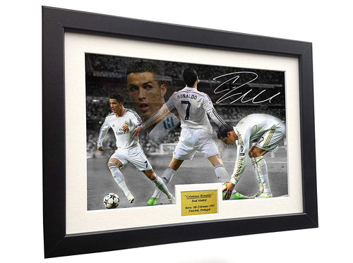 Cristiano Ronaldo 12x8 Signed 