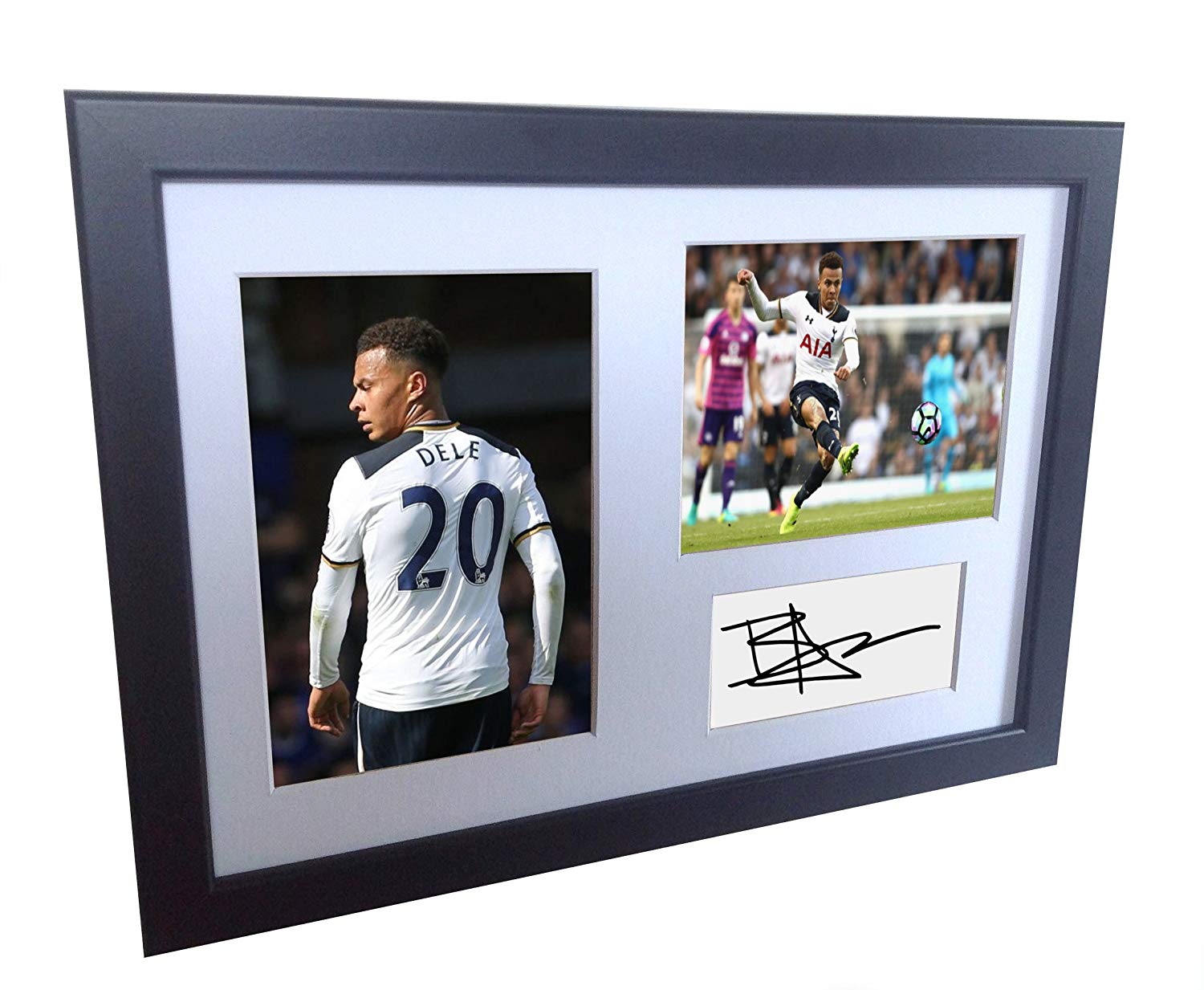 Signed Dele Alli Tottenham Hotspur Spurs Autographed Photograph Picture Frame Gift A4