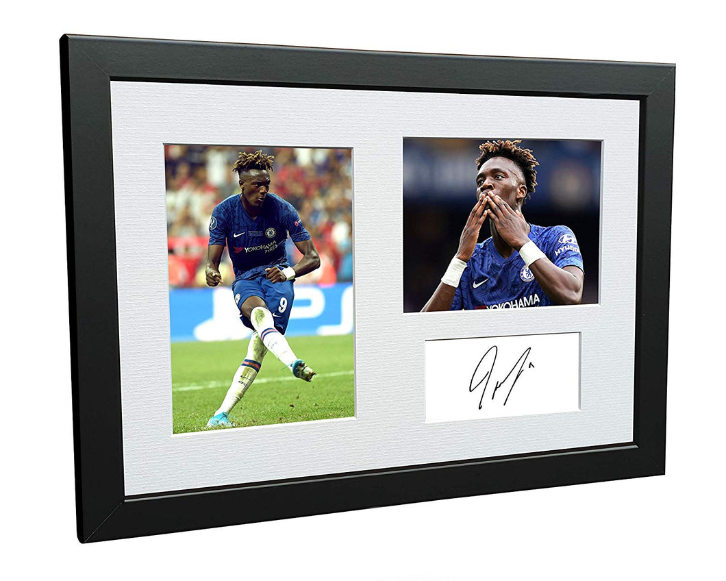 12x8 Signed Tammy Abraham Chelsea Photo Photograph Picture Frame Football Soccer Poster Gift